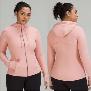 Women's Pink hooded define jacket nwt